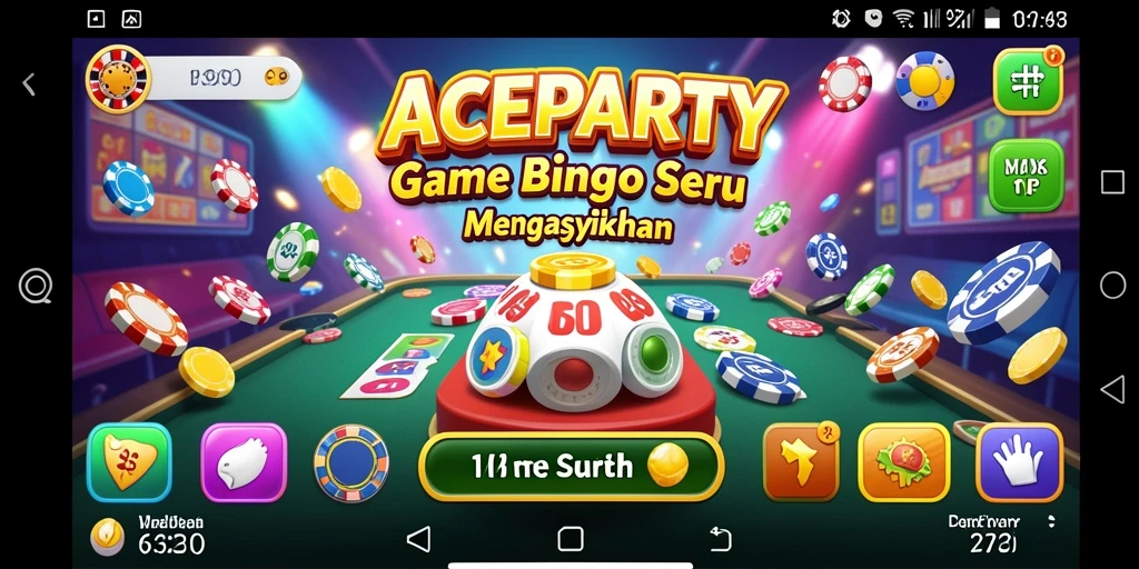 Tampilan gameplay seru di ACEPARTY saat bermain Bingo.