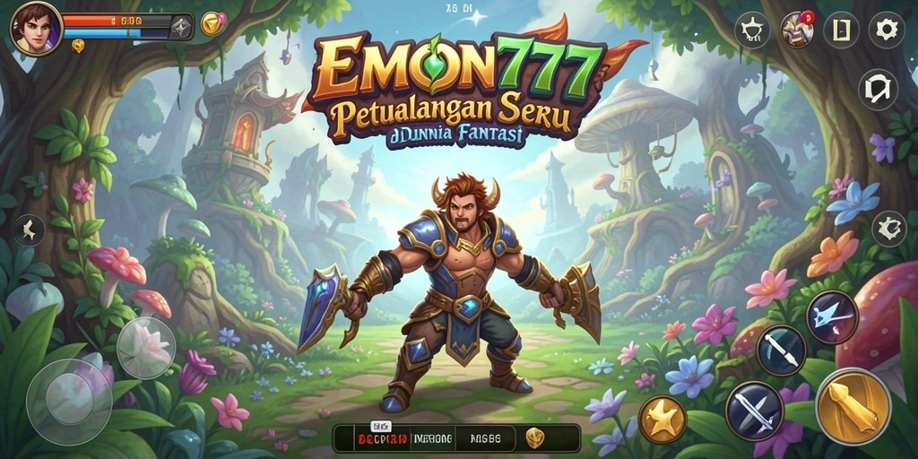 Tampilan gameplay seru EMON777 dengan petualangan mendebarkan.