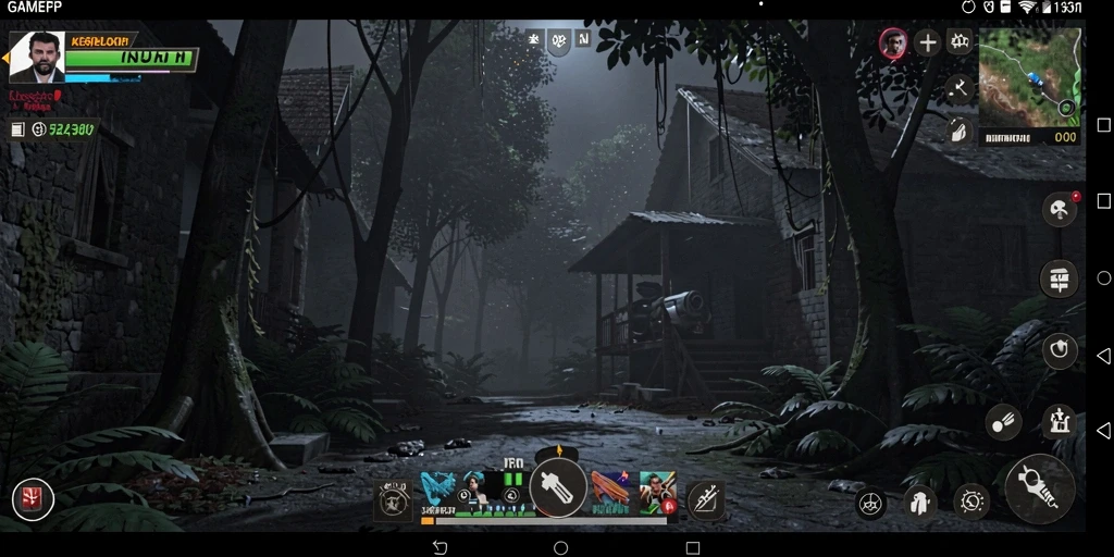 Screenshot GAMERP menampilkan momen ketegangan di dunia horror.