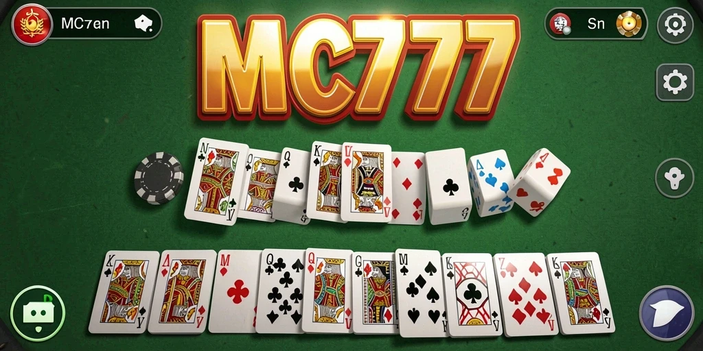 Screenshot gameplay seru dari permainan Domino MC777.