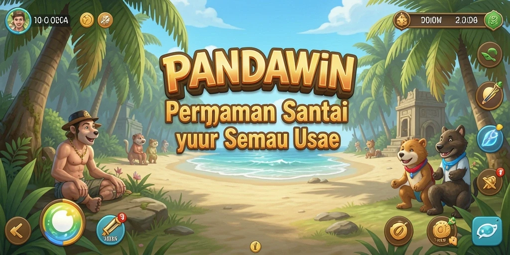 Gameplay <strong>PANDAWIN</strong> yang ceria dan menghibur, cocok untuk semua kalangan.