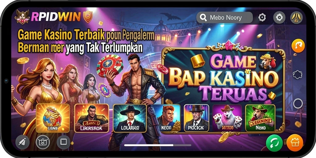 Tampilan menarik gameplay RPIDWIN dalam pengalaman Kasino.