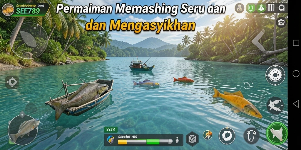 Gameplay seru di SEE789 dengan aktivitas memancing yang menarik.