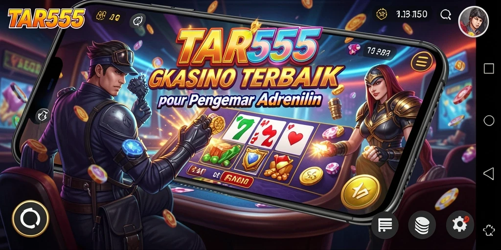 TAR555 menampilkan gameplay Kasino yang seru dan interaktif.